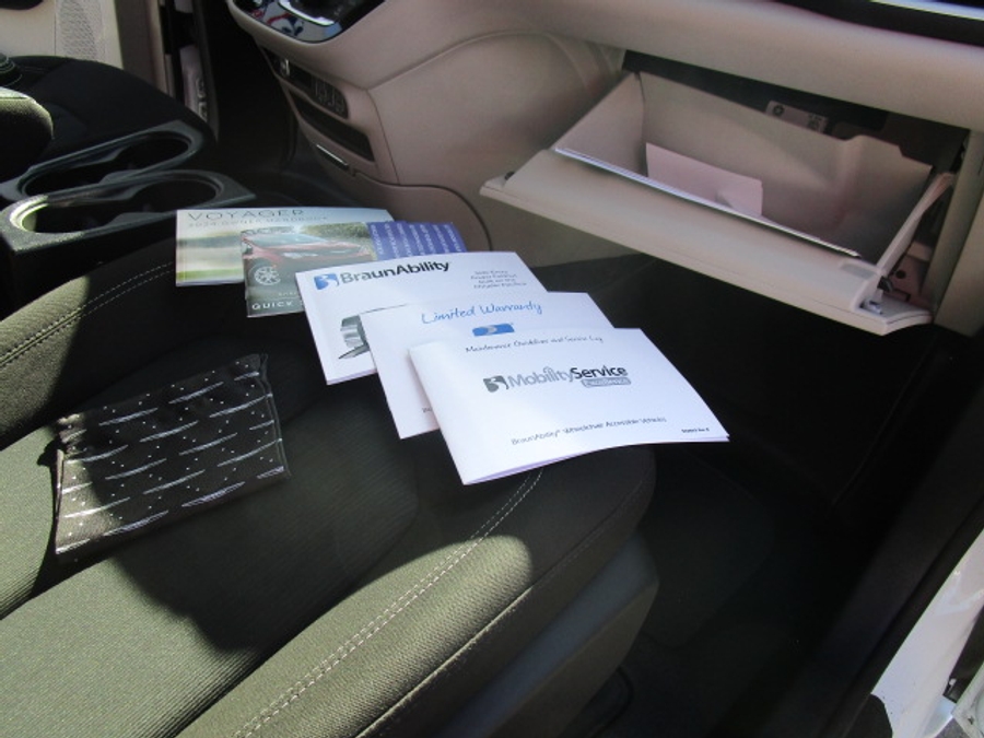 Used 2024 Chrysler Voyager LX - BraunAbility Side Entry Entry Fold Out Automatic Ramp