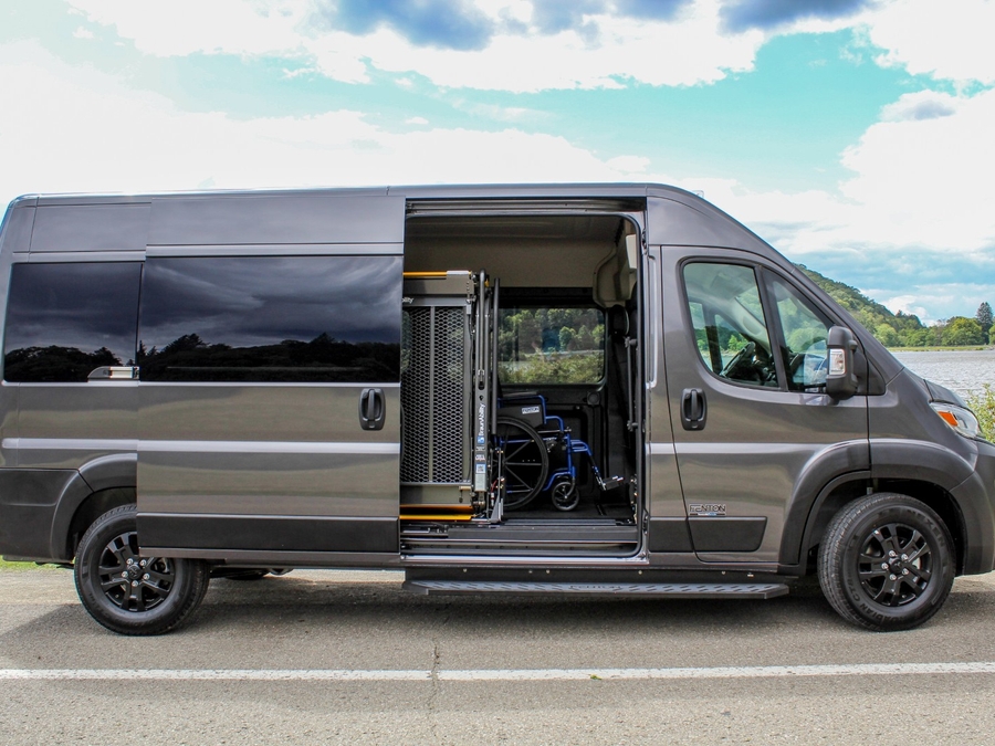 New 2025 Ram Promaster 2500  - Fenton Mobility Side Entry Entry Lift Automatic Ramp
