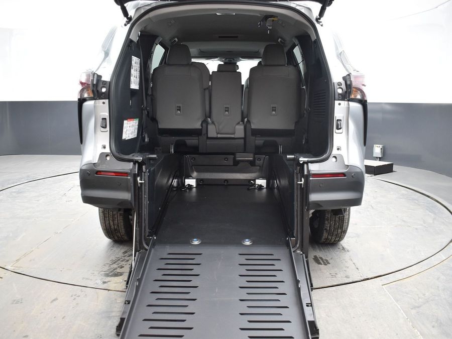 Used 2025 Toyota Sienna Hybrid XLE - BraunAbility Commercial Rear Entry Fold Out Manual Ramp