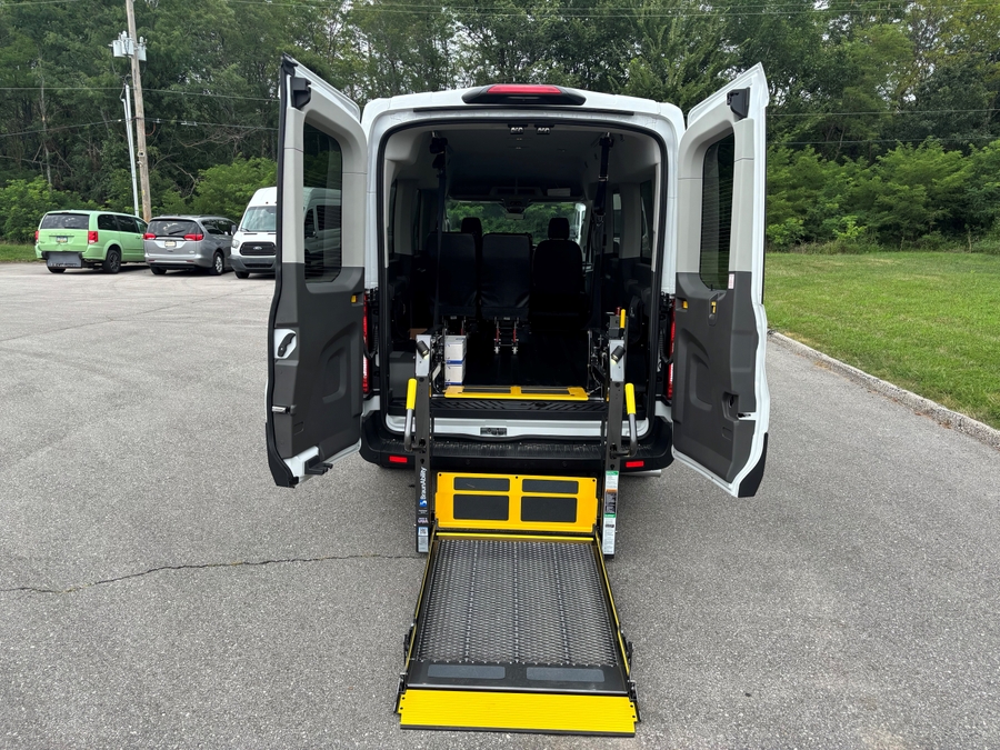 New 2025 Ford Transit 350 XL - Master's Transportation Commercial Rear Entry Lift Automatic Ramp