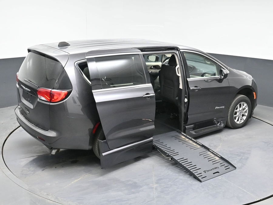 Used 2023 Chrysler Voyager LX - BraunAbility Side Entry Fold Out Automatic Ramp
