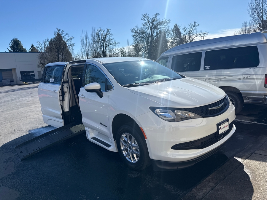 Used 2023 Chrysler Voyager LX base - BraunAbility Side Entry Entry Fold Out Automatic Ramp