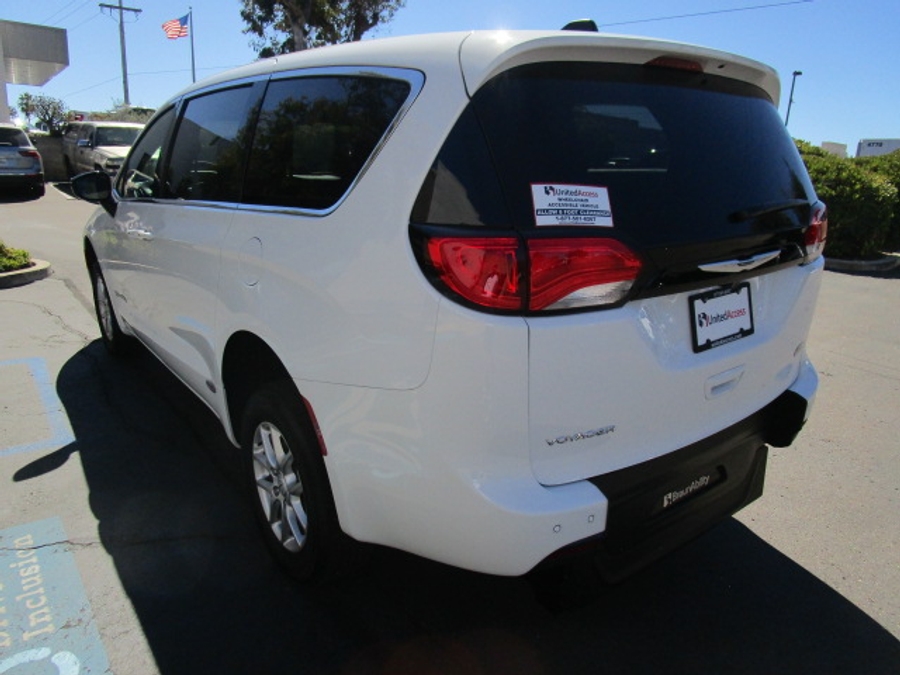 New 2025 Chrysler Voyager LX - BraunAbility Commercial Rear Entry Entry Fold Out Manual Ramp