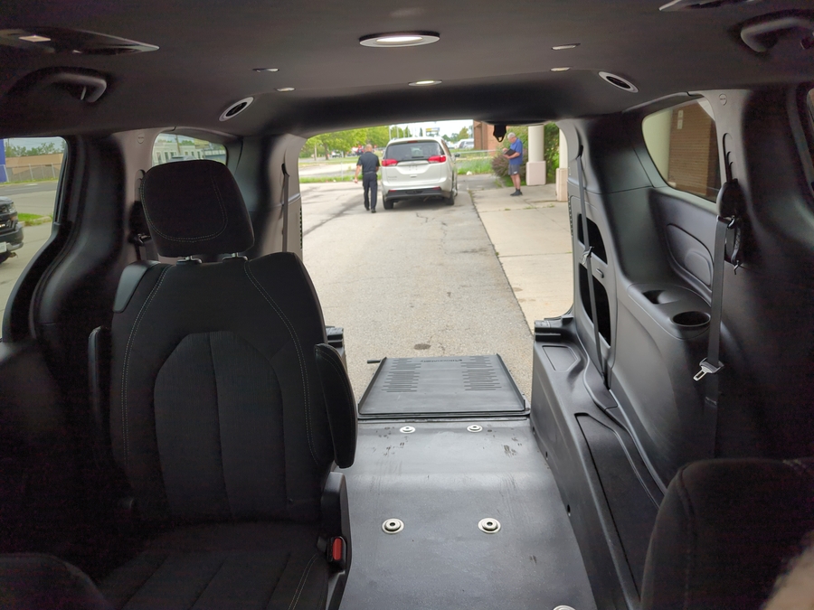 Used 2024 Chrysler Pacifica Touring - BraunAbility Rear Entry Fold Out Manual Ramp