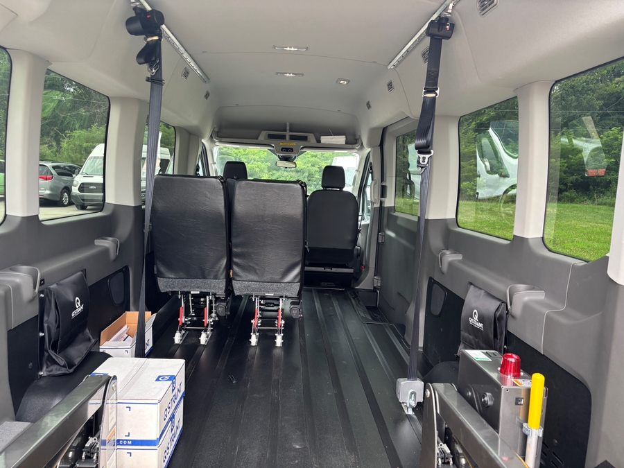 New 2025 Ford Transit 350 XL - Master's Transportation Commercial Rear Entry Lift Automatic Ramp