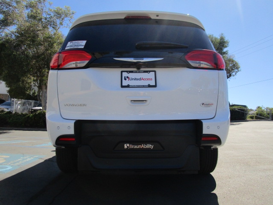 New 2025 Chrysler Voyager LX - BraunAbility Commercial Rear Entry Entry Fold Out Manual Ramp