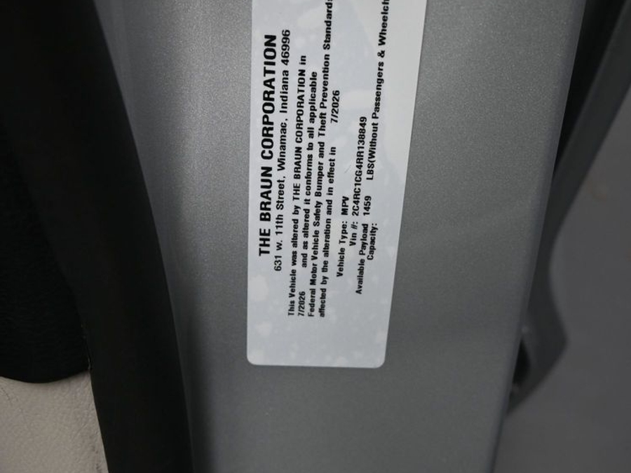 Used 2024 Chrysler Voyager LX - BraunAbility Rear Entry Fold Out Manual Ramp