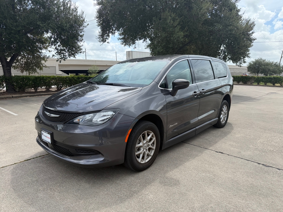 Used 2023 Chrysler Voyager LX - BraunAbility Side Entry Fold Out Manual Ramp