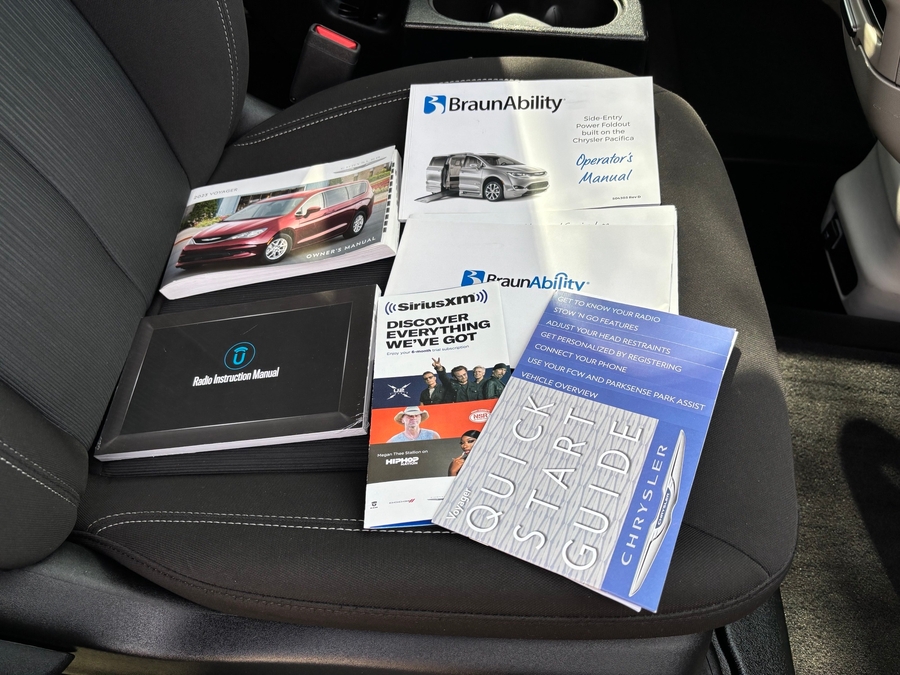 Used 2023 Chrysler Voyager LX - BraunAbility Side Entry Entry Fold Out Automatic Ramp