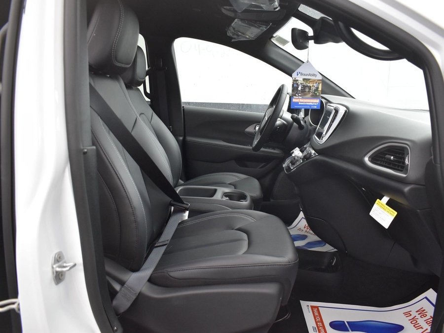 Used 2024 Chrysler Voyager LX - BraunAbility Commercial Side Entry Entry Fold Out Manual Ramp
