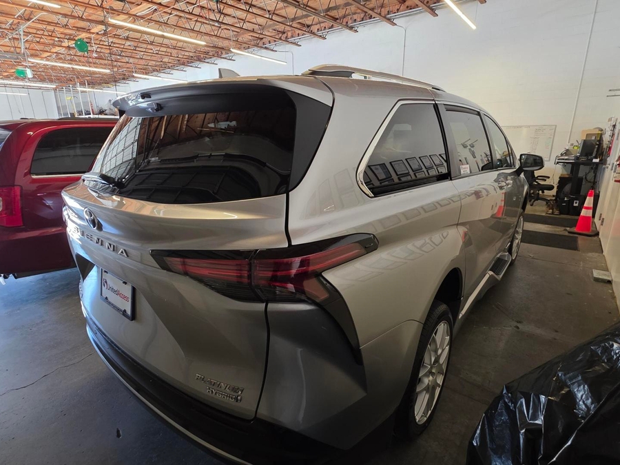Used 2022 Toyota Sienna Hybrid Platinum - BraunAbility Side Entry Fold Out Automatic Ramp
