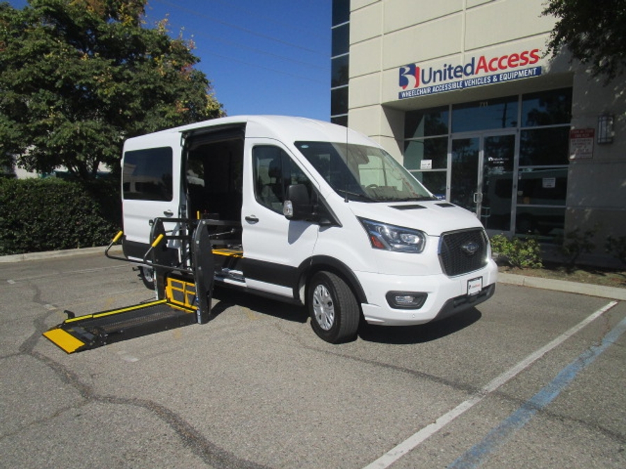 Used 2023 Ford Transit 350 XLT - Commercial Side Entry Lift Automatic Ramp