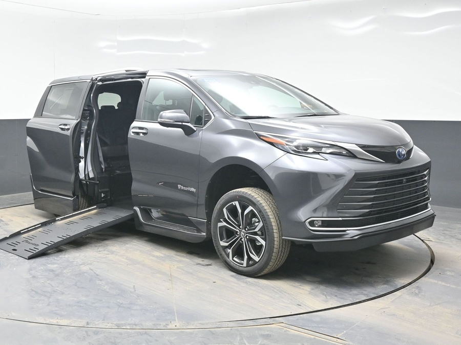 Grey Toyota Sienna with Side Entry Automatic Fold Out ramp
