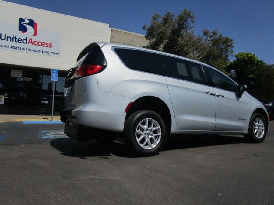 Used 2022 Chrysler Voyager LX - BraunAbility Rear Entry Entry Fold Out Manual Ramp