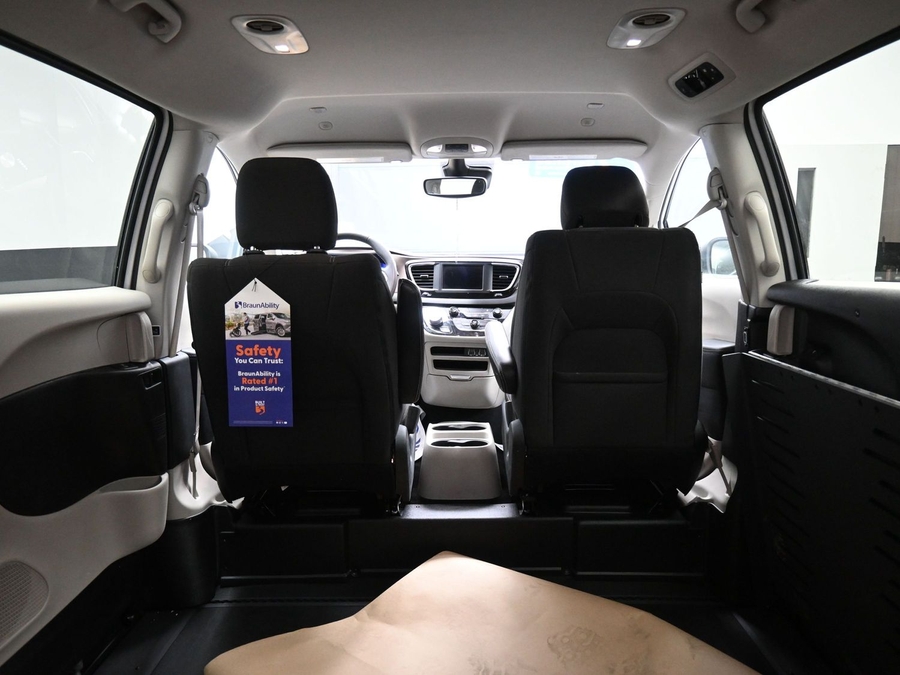 Used 2023 Chrysler Voyager LX - BraunAbility Side Entry Entry Fold Out Manual Ramp