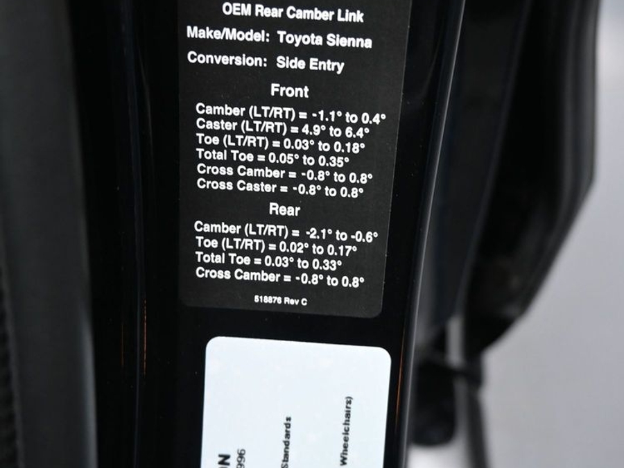 New 2026 Toyota Sienna Hybrid XSE Sport - BraunAbility Side Entry Fold Out Automatic Ramp