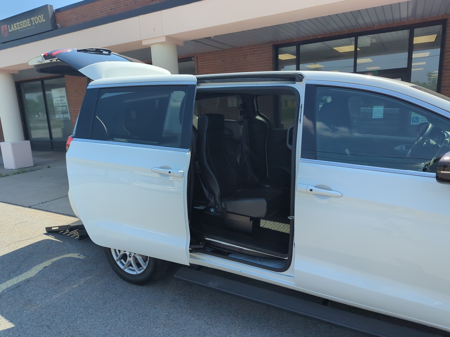 Used 2024 Chrysler Pacifica Touring - FR Conversions Commercial Rear Entry Fold Out Manual Ramp