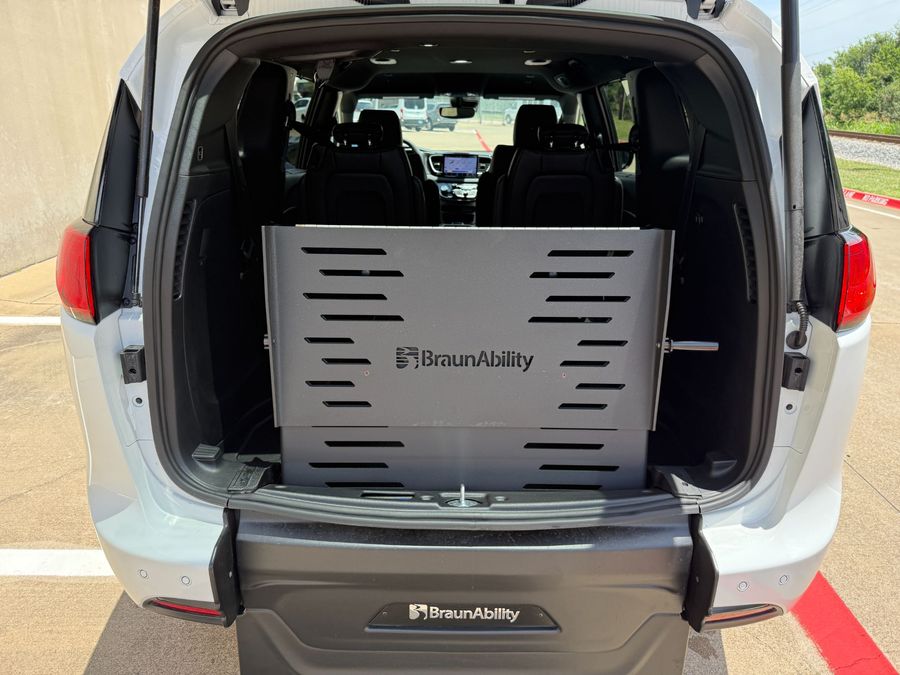 New 2025 Chrysler Voyager LX - BraunAbility Commercial Rear Entry Entry Fold Out Manual Ramp