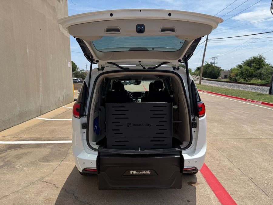 Used 2023 Chrysler Pacifica Touring L - BraunAbility Rear Entry Entry Fold Out Manual Ramp