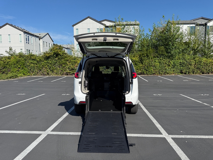 Used 2024 Chrysler Pacifica Touring L - BraunAbility Rear Entry Fold Out Manual Ramp