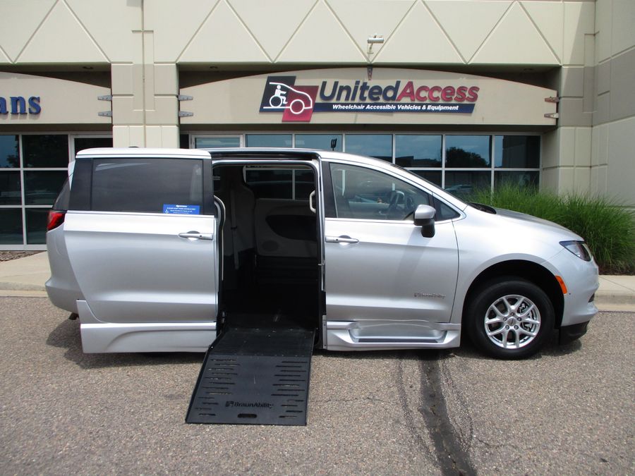 Used 2023 Chrysler Voyager LX Base - BraunAbility Side Entry Entry Fold Out Automatic Ramp