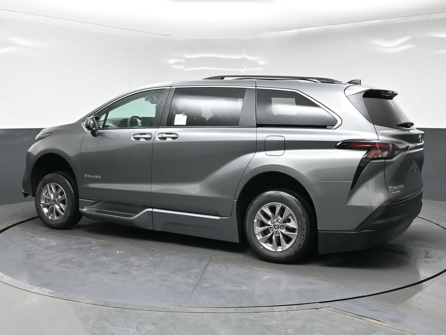 Grey Toyota Sienna with Side Entry Automatic In Floor ramp