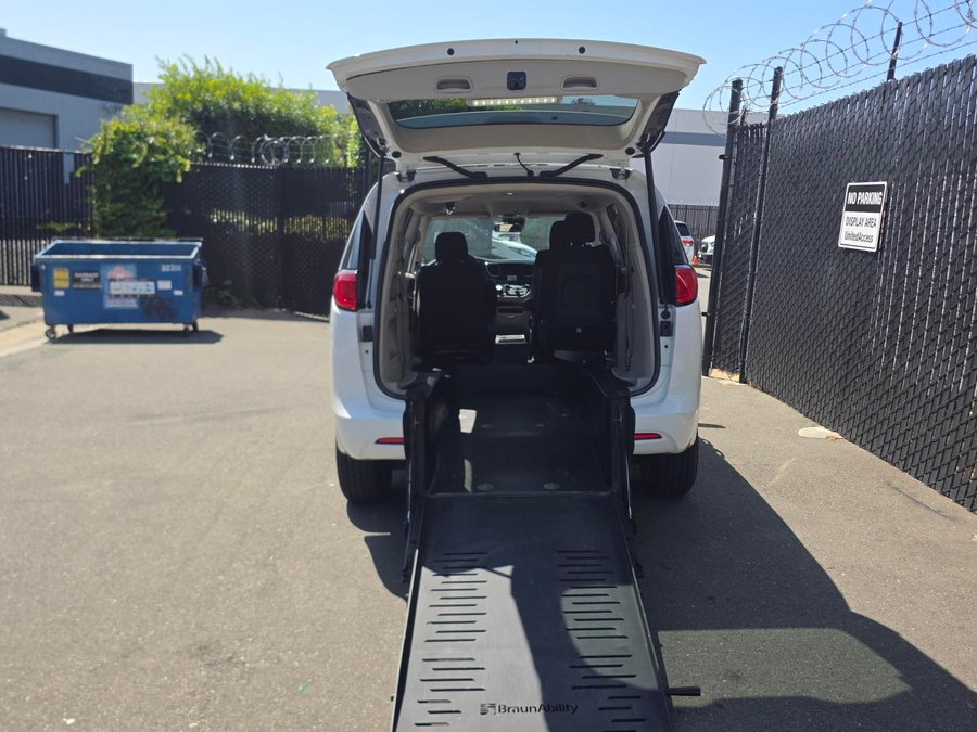 Used 2024 Chrysler Voyager LX - BraunAbility Rear Entry Fold Out Manual Ramp