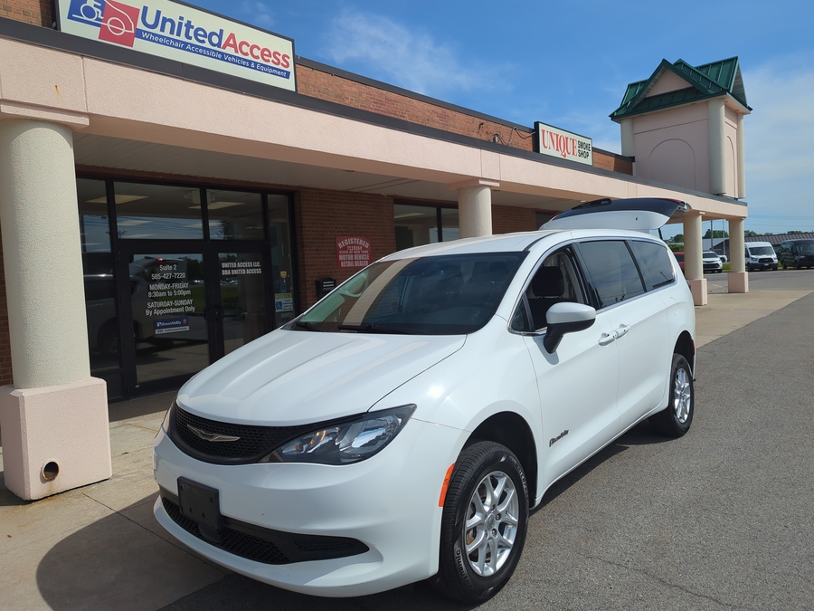 Used 2023 Chrysler Voyager LX - BraunAbility Rear Entry Entry Fold Out Manual Ramp