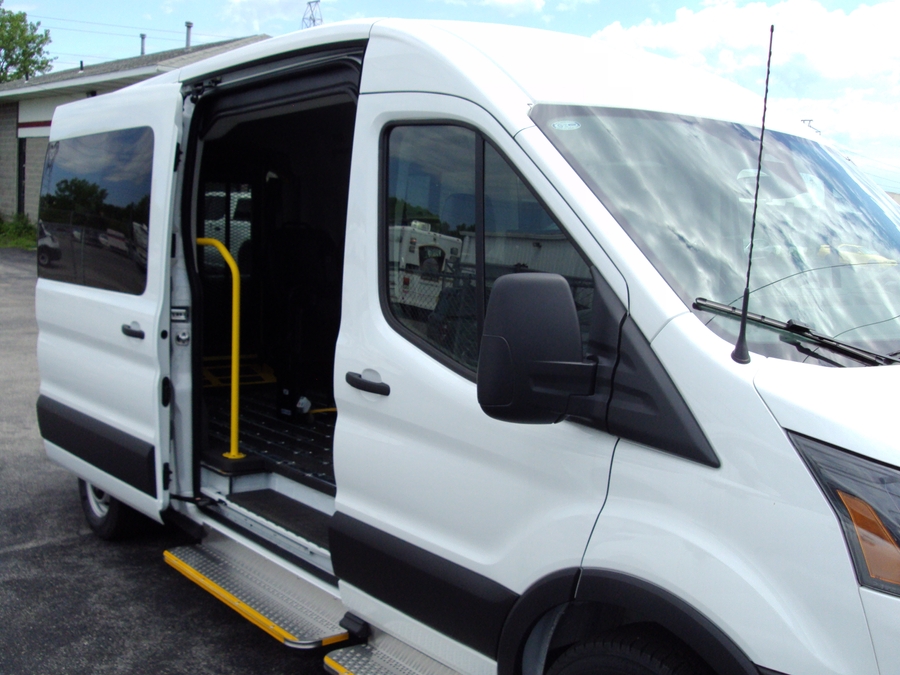 New 2026 Ford Transit 350 XL - Fenton Mobility Commercial Rear Entry Lift Automatic Ramp