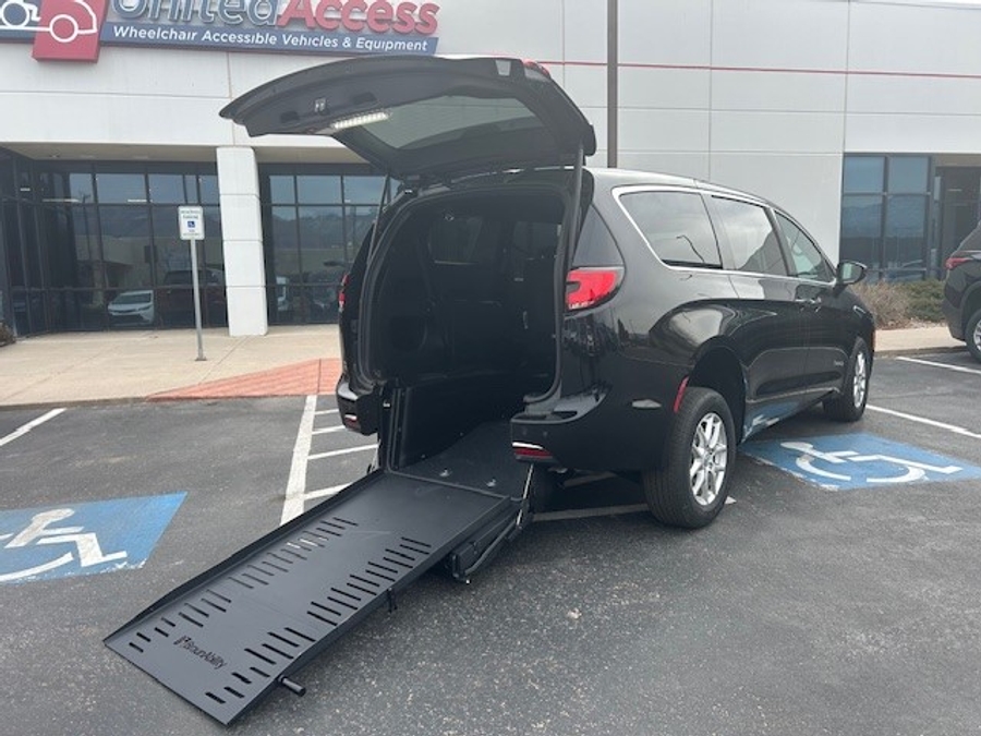 New 2025 Chrysler Voyager LX - BraunAbility Commercial Rear Entry Entry Fold Out Manual Ramp