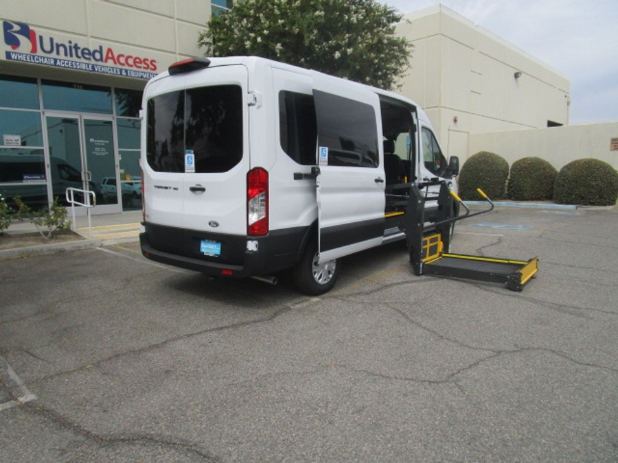 New 2026 Ford Transit 150 - SUNSET VANS Commercial Side Entry Lift Automatic Ramp