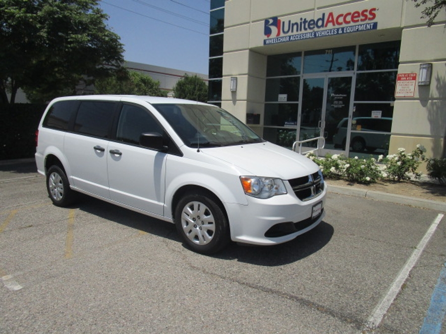 Used 2019 Dodge Grand Caravan SE - FR Conversions Commercial Rear Entry Entry Fold Out Manual Ramp