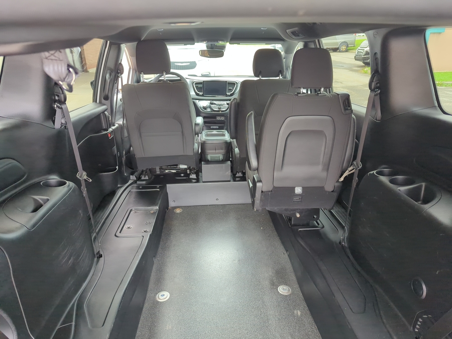 Used 2024 Chrysler Pacifica Touring - BraunAbility Rear Entry Fold Out Manual Ramp