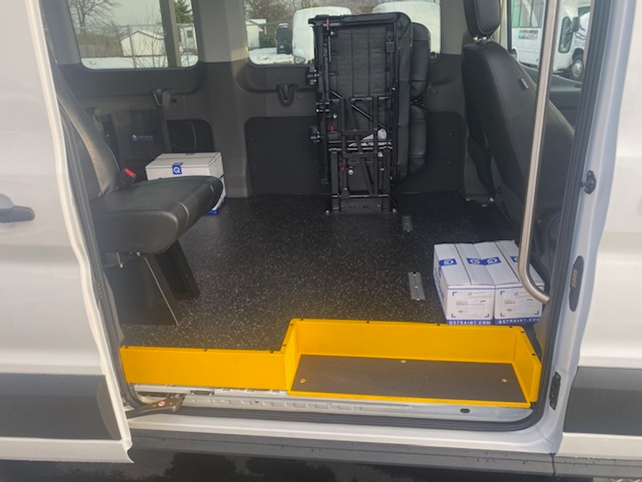 New 2026 Ford Transit 350 XL - DRIVERGE Commercial Rear Entry Entry Lift Automatic Ramp