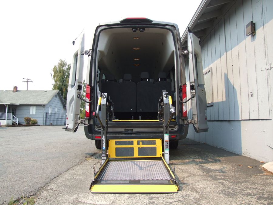 Used 2018 Ford Transit 350 HD XL - BraunAbility Rear Entry Entry Lift Automatic Ramp