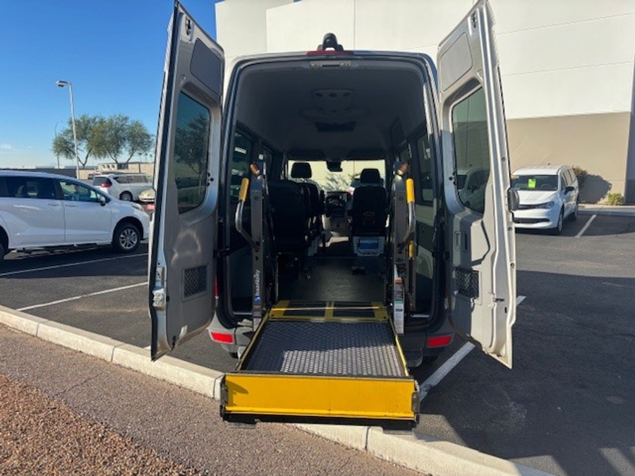 Used 2016 Mercedes-Benz Sprinter 2500 High Roof Diesel - OTH Rear Entry Entry Lift Automatic Ramp