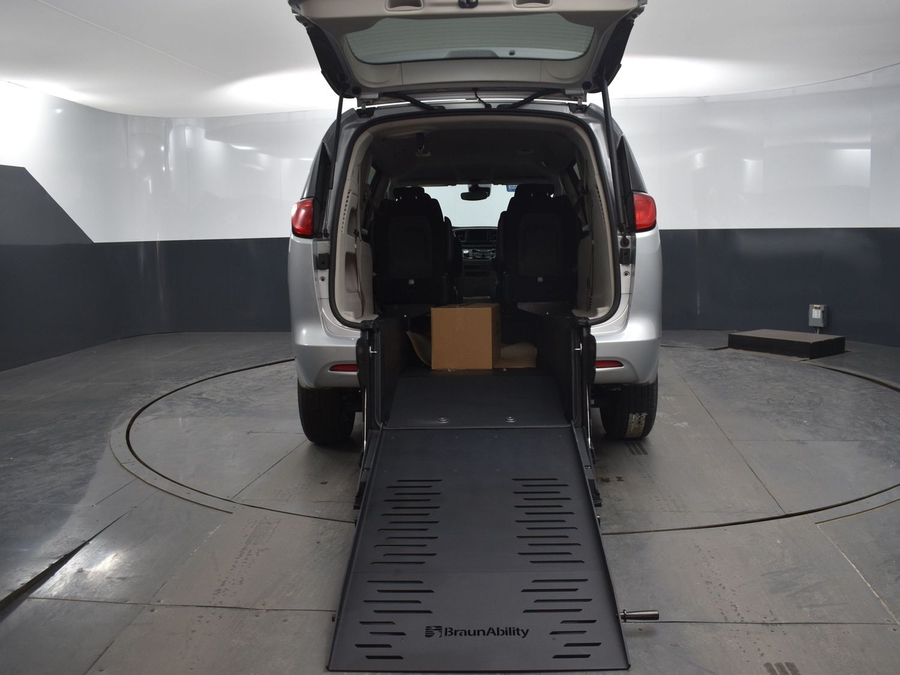 Used 2023 Chrysler Voyager LX CPO - BraunAbility Rear Entry Entry Fold Out Manual Ramp