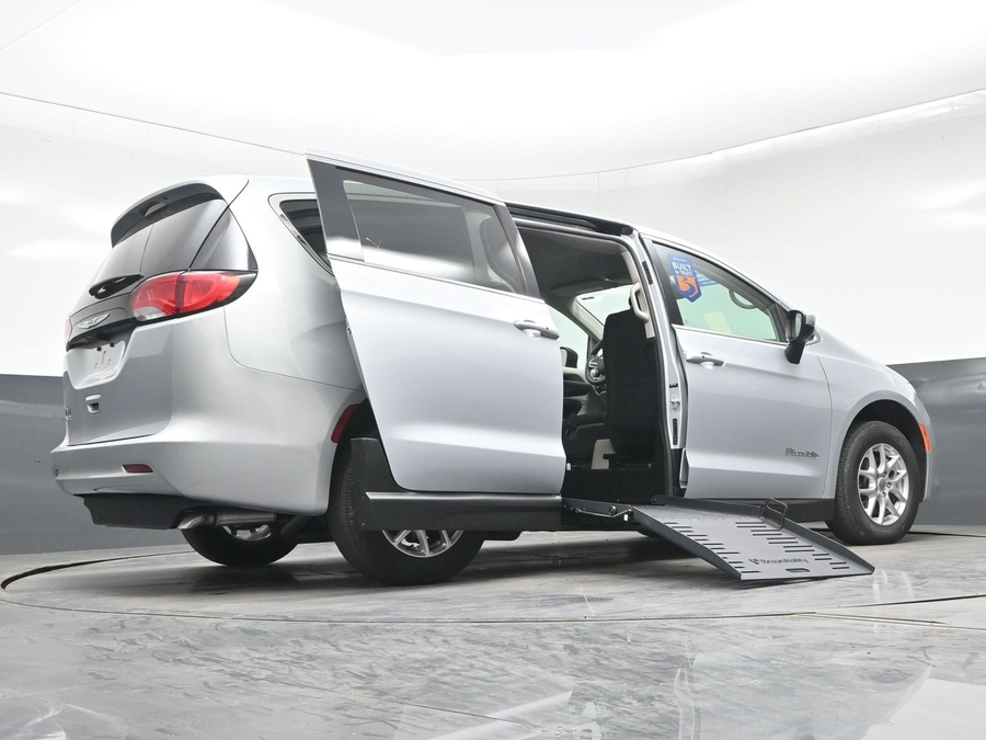 Used 2023 Chrysler Voyager LX - BraunAbility Side Entry Fold Out Manual Ramp