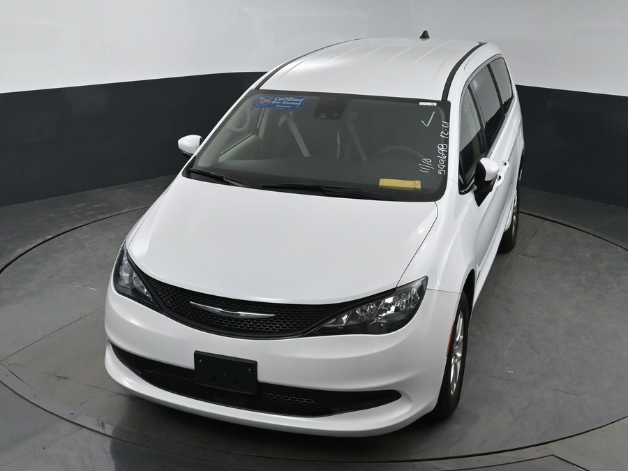 Used 2023 Chrysler Voyager LX CPO - BraunAbility Rear Entry Entry Fold Out Manual Ramp