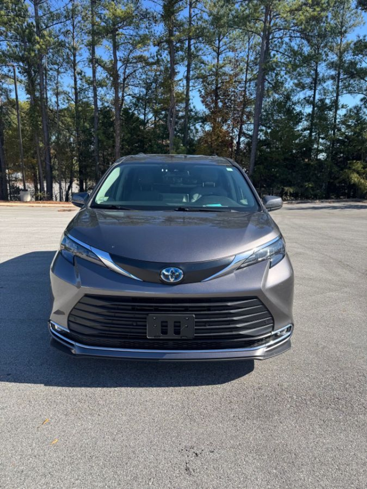 Grey Toyota Sienna with Rear Entry Manual Fold Out ramp