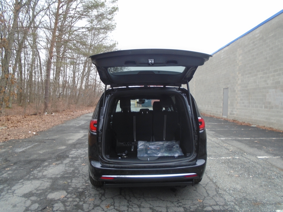 Black Chrysler Pacifica with Side Entry Automatic Fold Out ramp