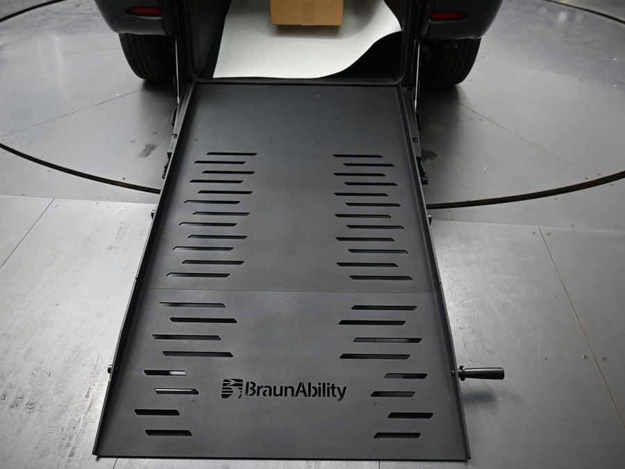 Used 2023 Chrysler Voyager LX - BraunAbility Rear Entry Fold Out Manual Ramp