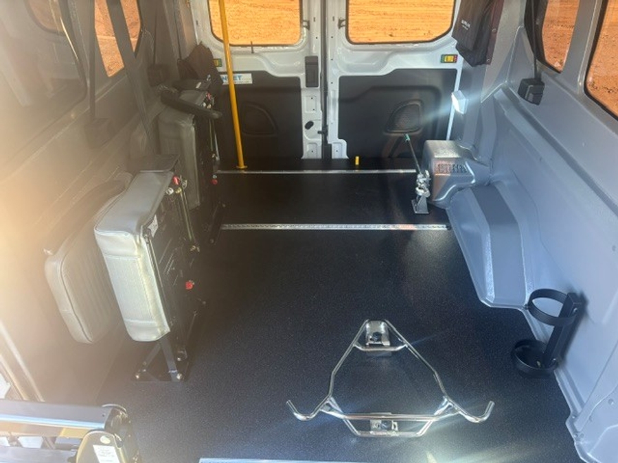 New 2026 Ford Transit 150 - SUNSET VANS Commercial Side Entry Lift Automatic Ramp