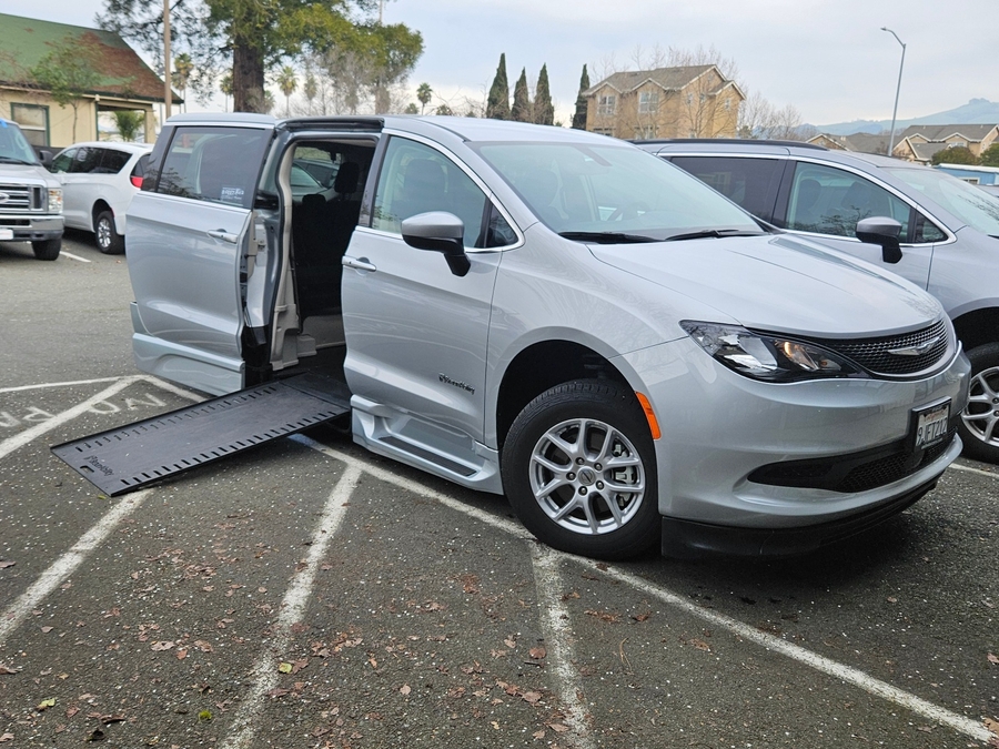 Used 2022 Chrysler Voyager LX Base - BraunAbility Side Entry Entry In Floor Automatic Ramp