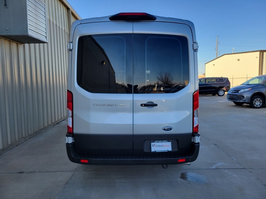 Used 2023 Ford Transit 150 2WD, MID ROOF, 148WB, SIDE SHIFT AND STEP CENTURY, FP CONS BENCH - SUNSET VANS Commercial Side Entry Entry Lift Automatic Ramp