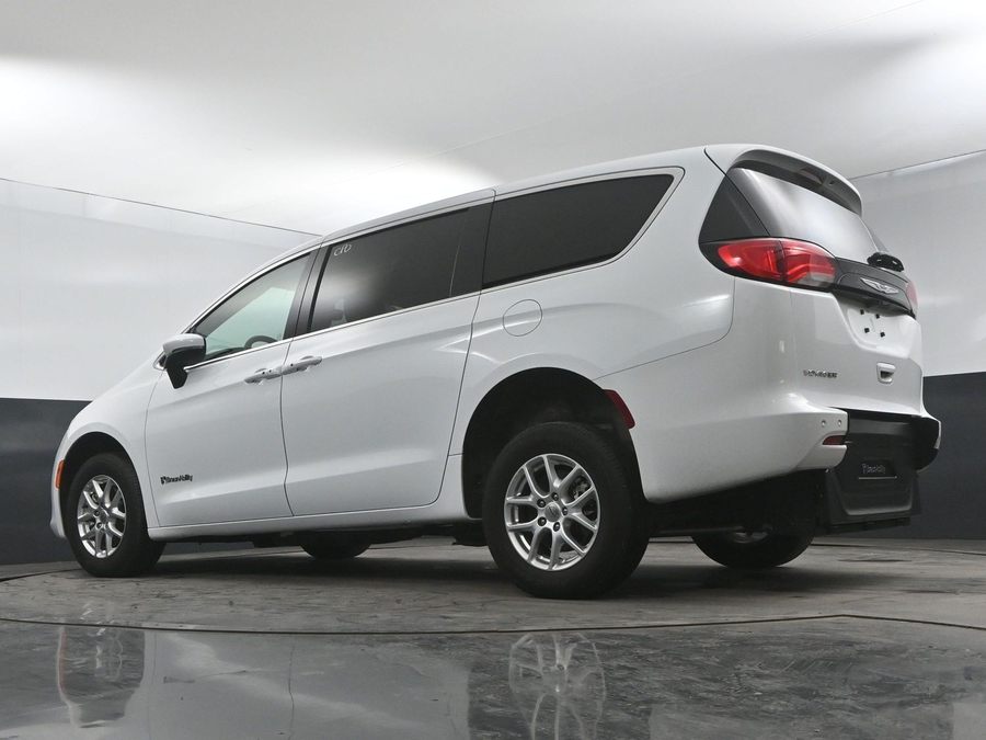 Used 2023 Chrysler Voyager LX CPO - BraunAbility Rear Entry Entry Fold Out Manual Ramp
