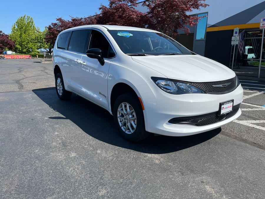 New 2025 Chrysler Voyager LX - BraunAbility Commercial Rear Entry Entry Fold Out Manual Ramp