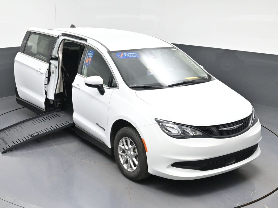 Used 2023 Chrysler Voyager LX - BraunAbility Side Entry Fold Out Manual Ramp