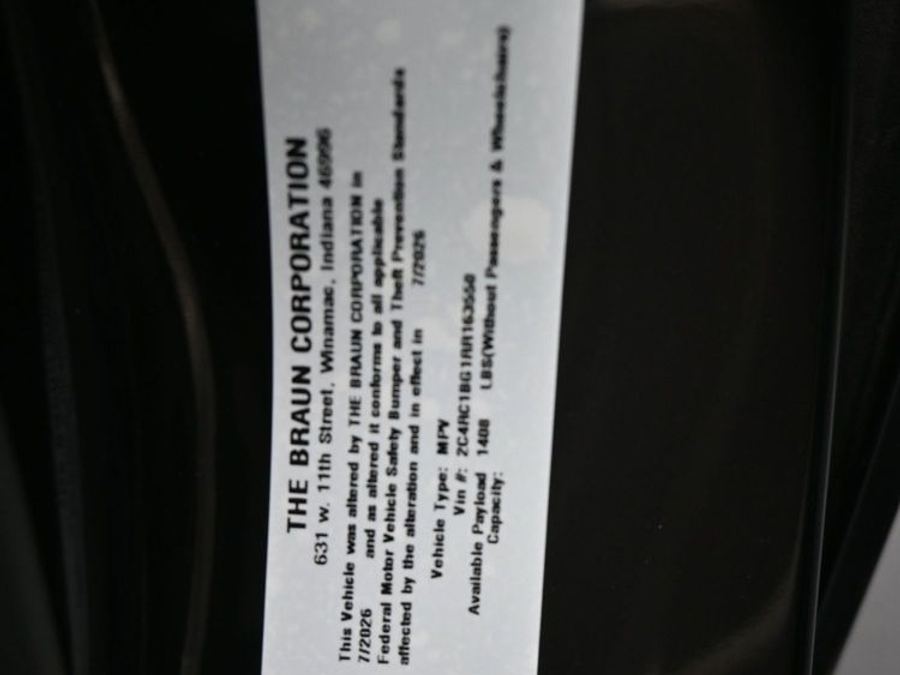 Used 2024 Chrysler Pacifica Touring L - BraunAbility Side Entry Fold Out Automatic Ramp