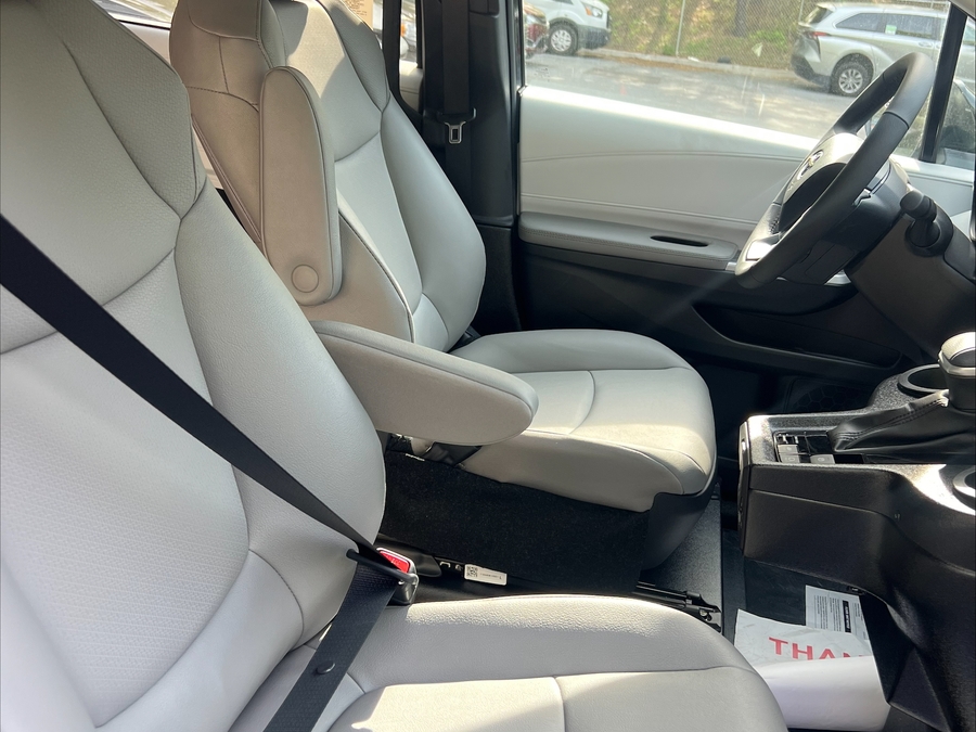 Black Toyota Sienna with Side Entry Automatic In Floor ramp